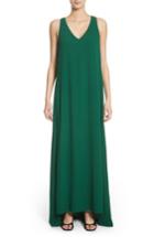 Women's Rosetta Getty Crepe Cross Back Gown - Green