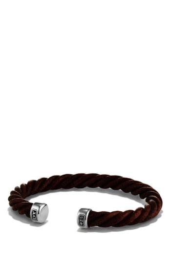 Men's David Yurman Leather Cuff Bracelet