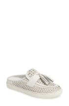 Women's Jslides Carissa Tassel Loafer Mule M - White