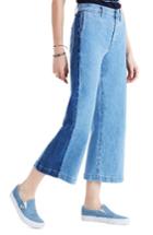 Women's Madewell High Waist Crop Wide Leg Jeans