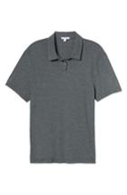 Men's James Perse Point Collar Polo (xs) - Grey