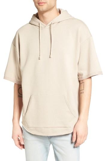 Men's The Rail Zip Detail Short Sleeve Hoodie