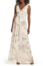 Women's Dessy Collection Surplice Ruched Chiffon Gown (similar To 14w) - Ivory
