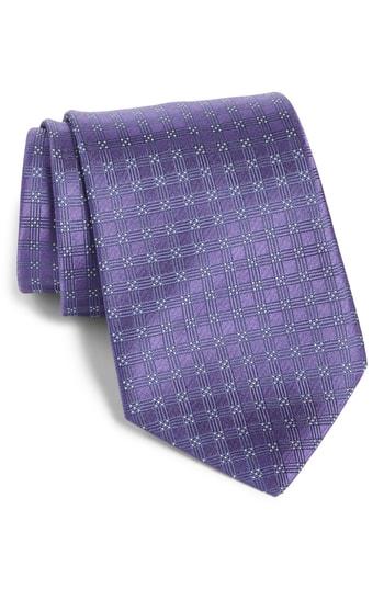 Men's John Varvatos Star Usa Grid Silk Tie