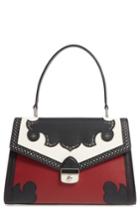 Longchamp Effrontee Leather Satchel - Red