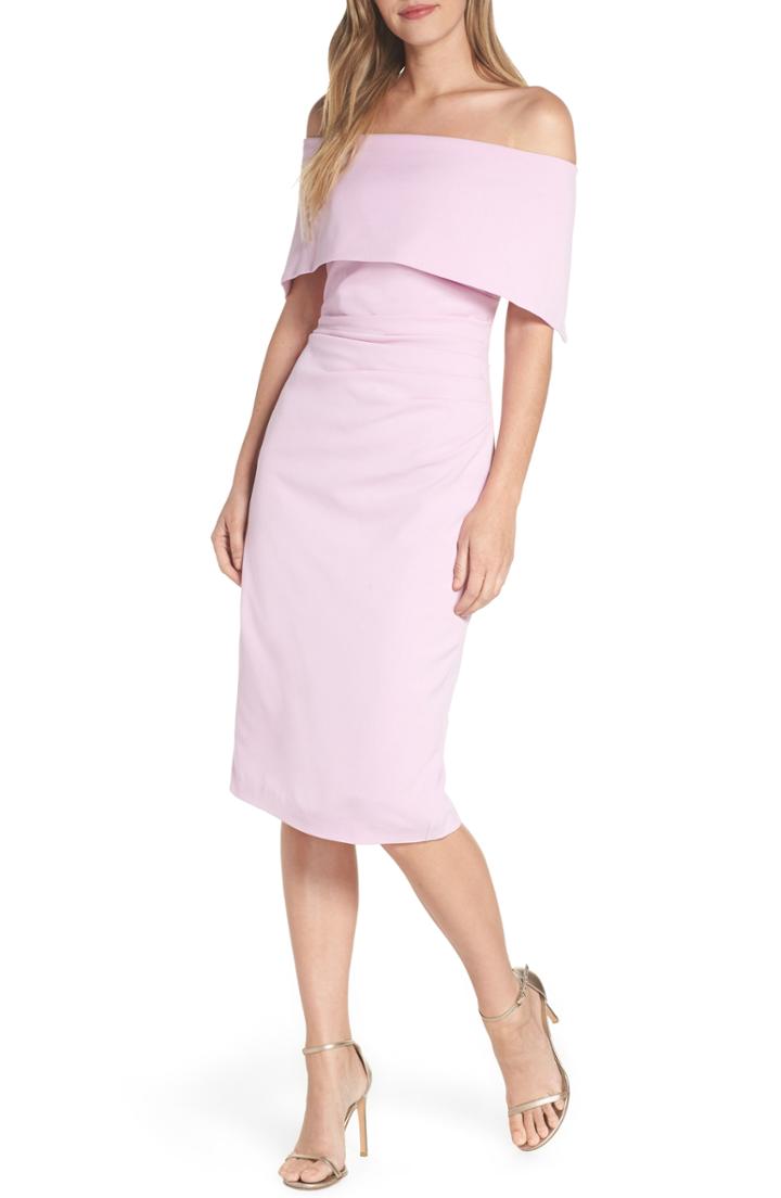 Women's Vince Camuto Popover Midi Dress - Purple