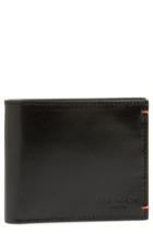 Men's Ted Baker London Logans Leather Wallet - Black