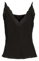 Women's Lewit Silk Camisole - Black