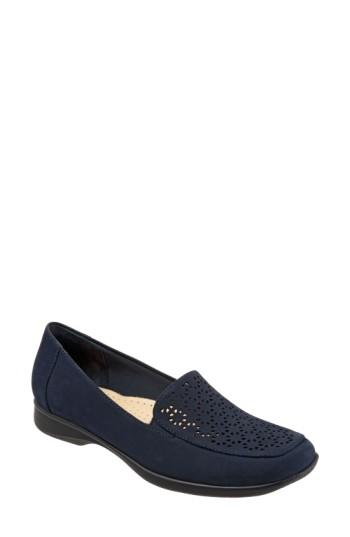 Women's Trotters 'jenn' Laser Cutout Loafer W - Blue