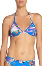 Women's La Blanca Havana Tropic Halter Bikini Top - Blue