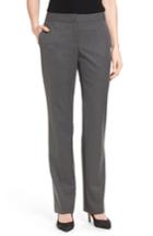 Petite Women's Vince Camuto Straight Leg Pants P - Grey