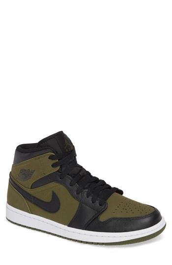 Men's Nike 'air Jordan 1 Mid' Sneaker M - Green