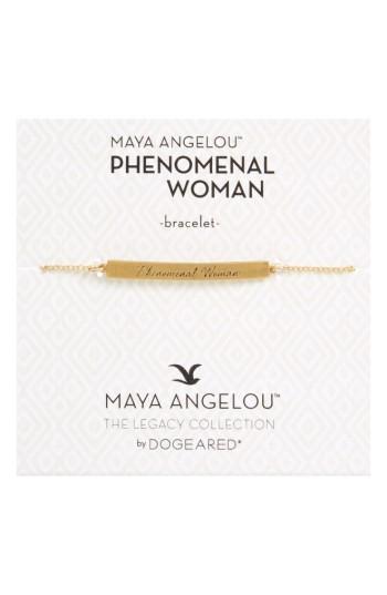 Women's Dogeared Legacy Collection - Phenomenal Women Bar Bracelet