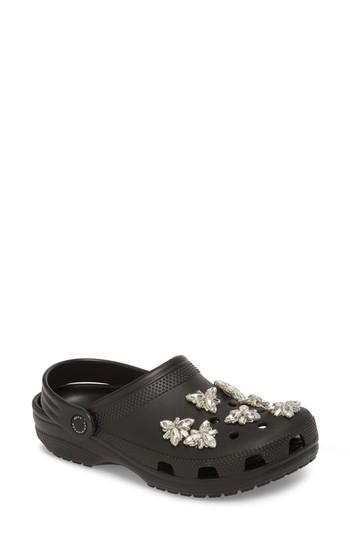Women's Christopher Kane Crystal Clog Sandal Us / 37eu - Grey