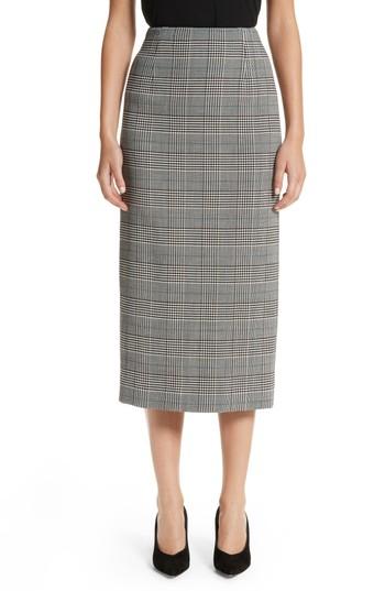 Women's Victoria Beckham Prince Of Wales High Waist Pencil Skirt