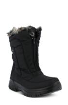 Women's Spring Step Zigzag Waterproof Faux Fur Bootie Us / 40eu - Black