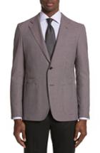 Men's Z Zegna Moscova Classic Fit Cotton Blazer Us / 48 Eur - Burgundy