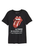 Men's The Rail Rolling Stones Japan T-shirt, Size - Black