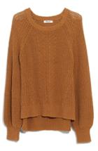 Women's Madewell Balloon Sleeve Pullover Sweater, Size - Yellow
