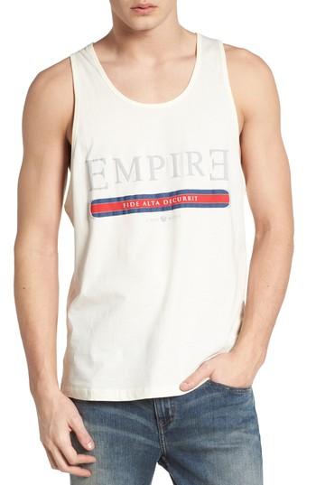 Women's Topman Empire Fide Alta Decurrit Graphic Tank, Size - White