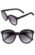 Women's Quay Australia High Tea Round Sunglasses - Black Smoke