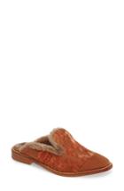Women's Free People Butterfly Faux Fur Lined Mule -6.5us / 36eu - Orange