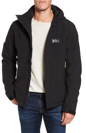 Men's Helly Hansen Forseti Insulated Softshell Jacket, Size - Black