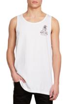 Men's Volcom Pipe Pro Crest Graphic Tank, Size - White