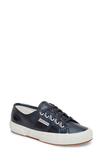Women's Superga 'cotmetu' Metallic Sneaker Us / 36eu - Blue