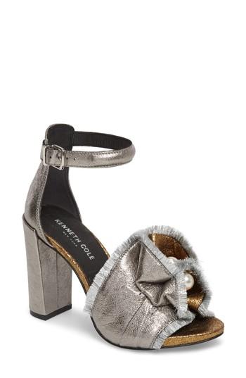 Women's Kenneth Cole New York Dayna Ankle Strap Sandal M - Metallic