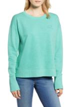 Women's Vineyard Vines Garment Dyed Vintage Whale Long Sleeve Cotton Tee