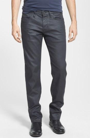 Men's John Varvatos Star Usa 'bowery' Slim Straight Leg Coated Jeans