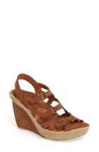 Women's L'amour Des Pieds Ignacia Wedge Sandal .5 M - Brown