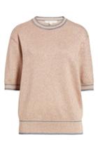 Women's Marc Jacobs Rib Trim Metallic Sweater
