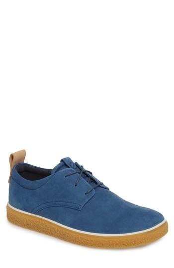 Men's Ecco Crepetray Plain Toe Derby -7.5us / 41eu - Blue