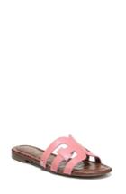 Women's Sam Edelman Bay Cutout Slide Sandal .5 M - Pink