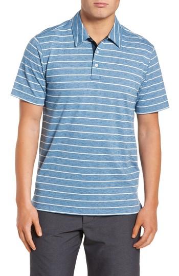 Men's Nordstrom Men's Shop Stripe Polo - Blue