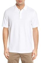 Men's Nordstrom Men's Shop 'classic' Fit Pique Polo, Size Small - White