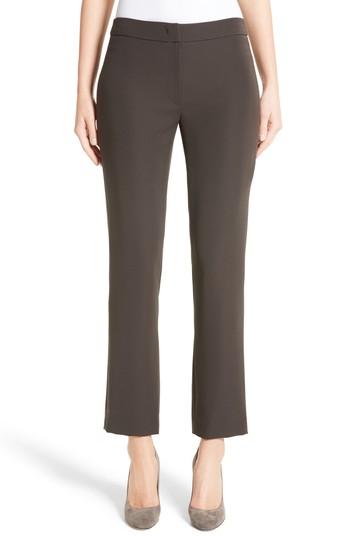 Women's Armani Collezioni Techno Cady Slim Pants Us / 46 It - Brown