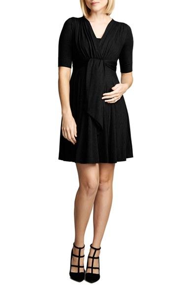 Women's Maternal America Front Tie Nursing Dress