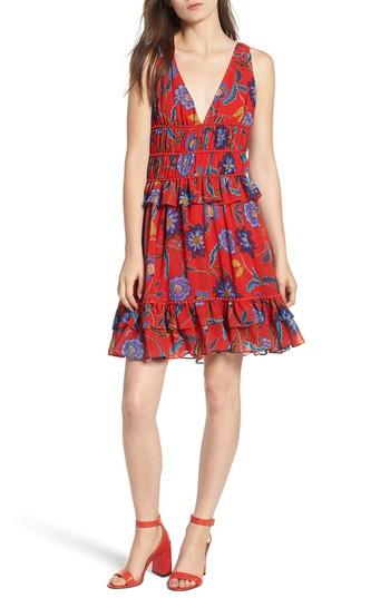 Women's Rebecca Minkoff Lucille Floral Dress - Red