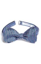 Men's John W. Nordstrom Geometric Silk Bow Tie, Size - Purple