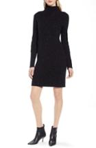 Women's Halogen Funnel Neck Sweater Dress - Black