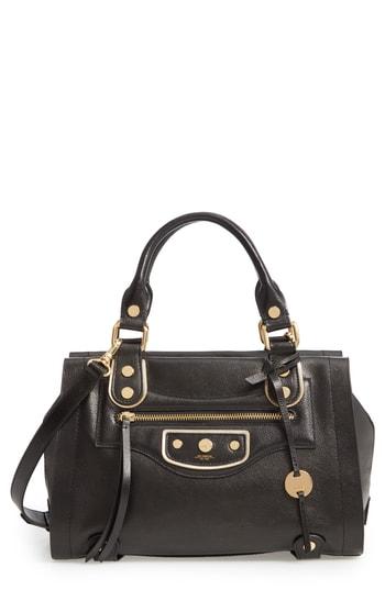 Lodis Los Angeles Madeline Rfid Leather Satchel - Black