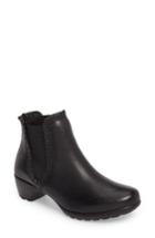 Women's Romika Banja 16 Water Resistant Bootie -5.5us / 36eu - Black