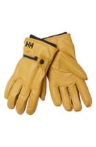 Men's Helly Hansen Vor Leather Gloves - Yellow