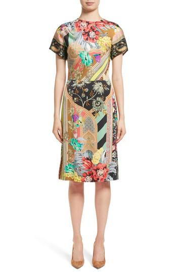 Women's Etro Pillar Paisley Print Dress Us / 38 It - Black