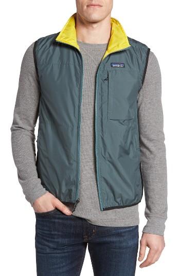 Men's Patagonia Reversible Crankset Vest - Green