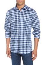 Men's Rodd & Gunn Double Island Regular Fit Check Sport Shirt - Blue