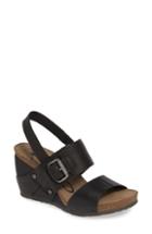 Women's Otbt Overnight Wedge Sandal .5 M - Black